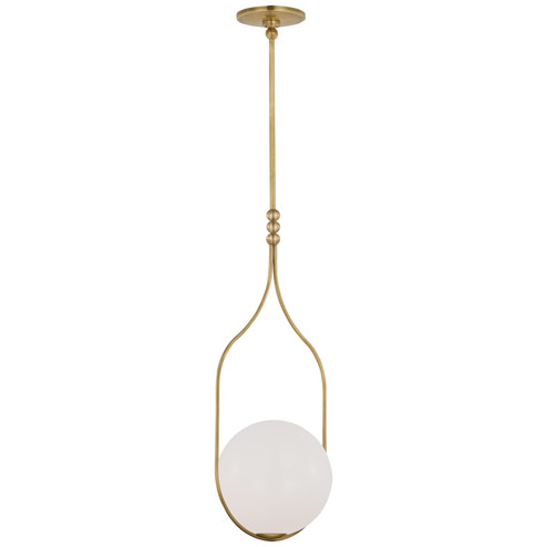 Jodo LED Pendant in Hand-Rubbed Antique Brass (268|WS 5021HAB-WG)