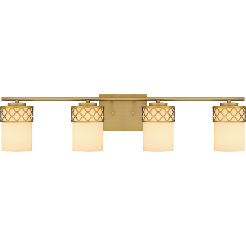 Tenley Four Light Bath in Aged Brass (10|TEN8632AB)