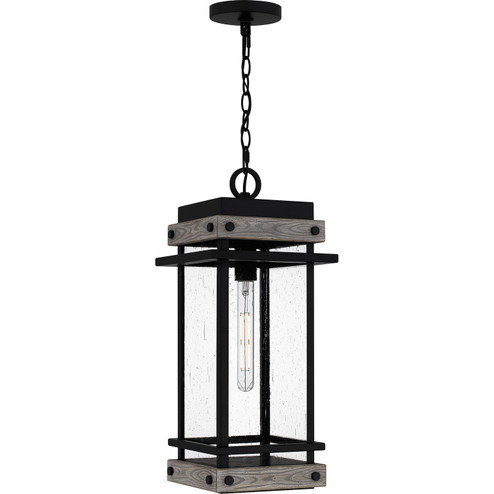 Strader One Light Outdoor Hanging Lantern in Matte Black (10|SAD1909MBK) Strader One Light Outdoor Hanging Lantern in Matte Black (10|SAD1909MBK)