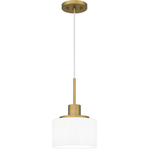 Quoizel Piccolo Pendant One Light Mini Pendant in Aged Brass (10|QPP6172AB)