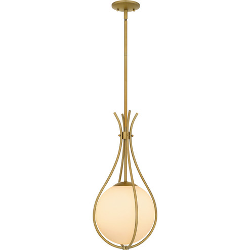 Quoizel Pendant One Light Mini Pendant in Aged Brass (10|QP6216AB)