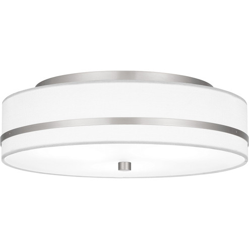 Quoizel Flush Mount Three Light Flush Mount in Brushed Nickel (10|QFL6180BN)