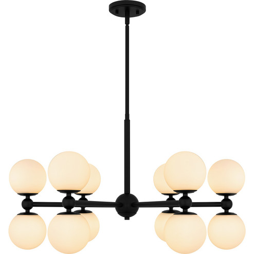 Elser 12 Light Chandelier in Matte Black (10|PCELS5031MBK)