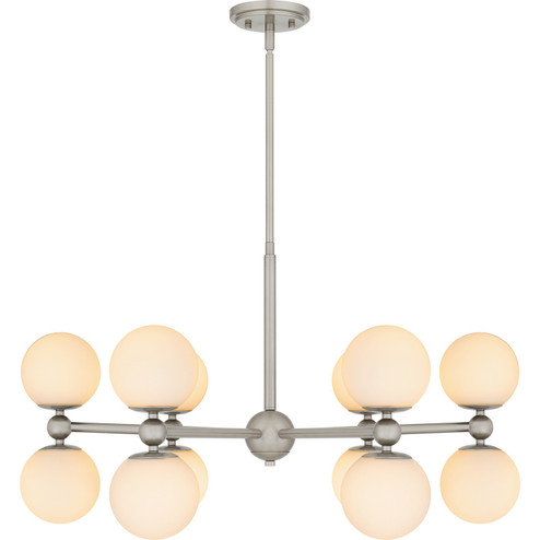 Elser 12 Light Chandelier in Brushed Nickel (10|PCELS5031BN)