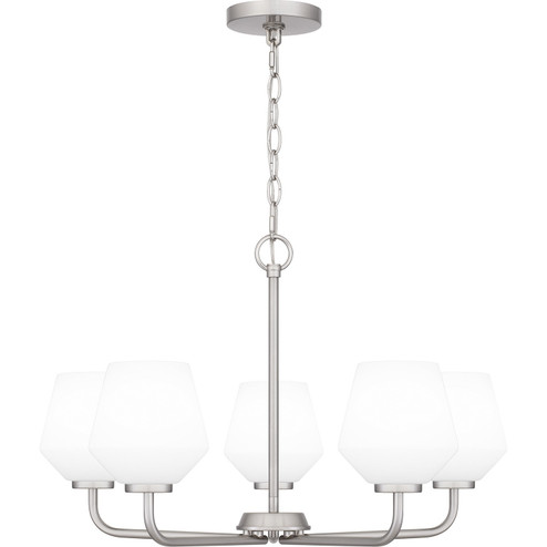 Nielson Five Light Chandelier in Brushed Nickel (10|NIE5025BN)