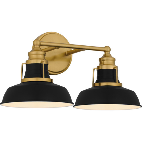 Huxley Two Light Bath in Aged Brass (10|HUX8616AB)