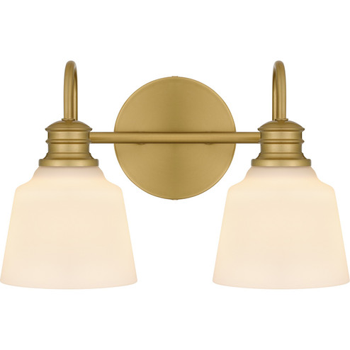 Hinton Two Light Bath in Aged Brass (10|HIN8614AB)