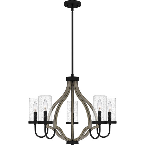 Cornelia Five Light Chandelier in Matte Black (10|CNE5026MBK)