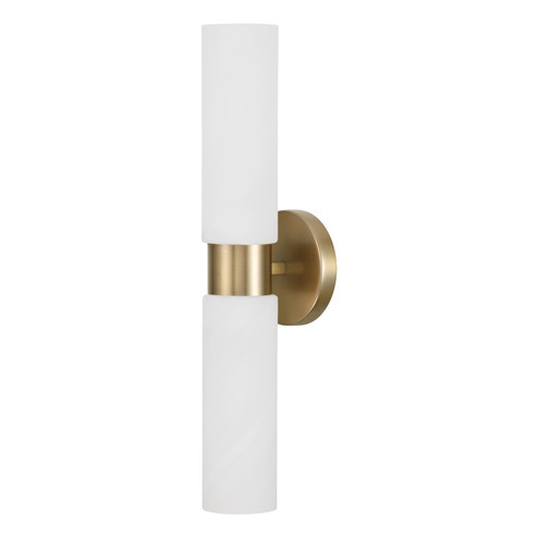 Alyssa Two Light Wall Sconce in Aged Brass (65|651721AD)
