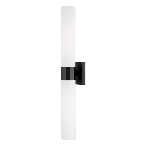 Sutton Two Light Wall Sconce in Matte Black (65|646221MB)