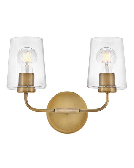 Kline LED Vanity in Heritage Brass (531|853452HB-CL)