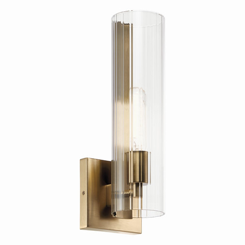 Jemsa One Light Wall Sconce in Champagne Bronze (12|55165CPZ)