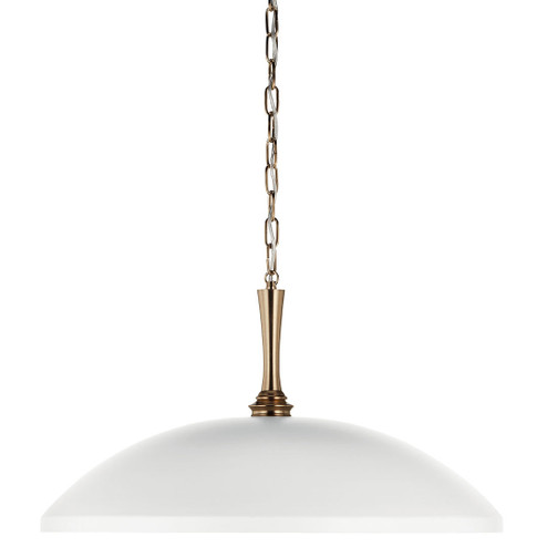 Delarosa One Light Pendant in White (12|52637WH)
