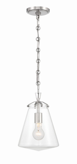 Voss One Light Mini Pendant in Polished Nickel (60|VSS-7003-PN)