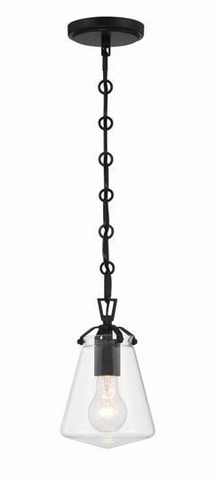 Voss One Light Mini Pendant in Matte Black (60|VSS-7002-MK)