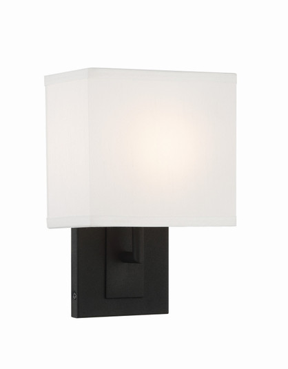 Brent One Light Wall Sconce in Black Forged (60|BRE-A3632-BF)