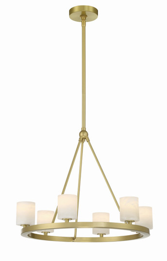 Aragon LED Chandelier in Soft Brass (60|ARA-10264-SB-ST)