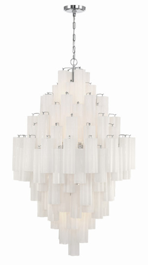 Addis 20 Light Chandelier in Polished Chrome (60|ADD-319-CH-WH)