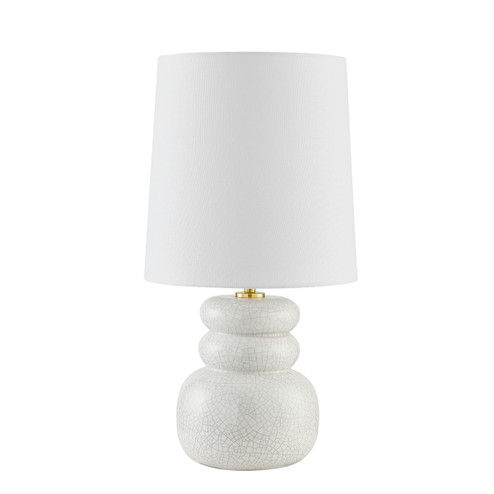 Corinne One Light Table Lamp in Aged Brass (428|HL889201-AGB/CPC)