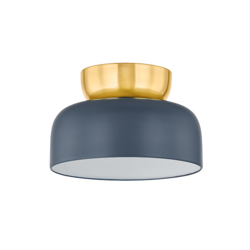Batya One Light Flush Mount in Aged Brass (428|H890501L-AGB/SBL)