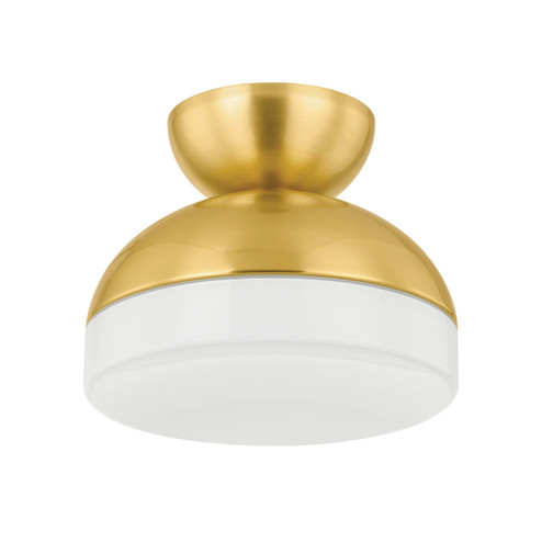 Rue One Light Flush Mount in Aged Brass (428|H851501-AGB)