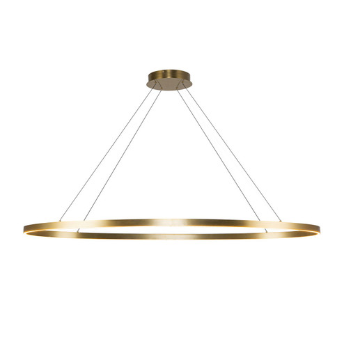 Ovale LED Linear Pendant in Brushed Gold (347|LP79153-BG)
