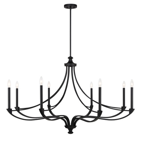 Preserve Eight Light Chandelier in Matte Black (51|1-6415-8-89)