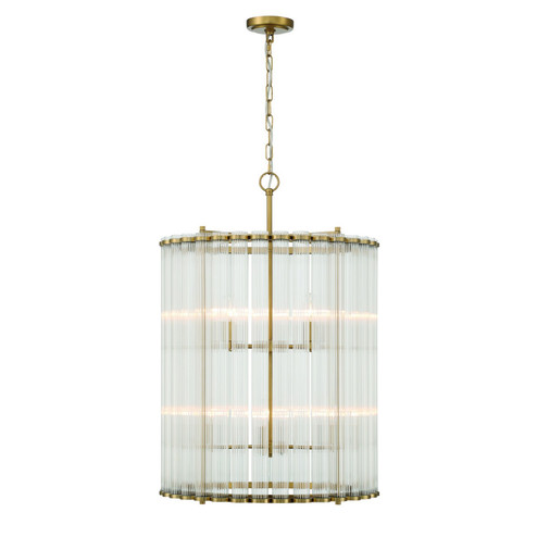 GLASBURY GLASBURY-CHD-8LT-27IN-GD-RB in Gold (40|47238-015)