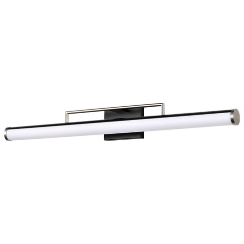 Solano LED Vanity in Black / Brushed Nickel (72|62-659)