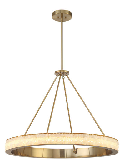 Divinely LED Chandelier in Celeste Brass (7|3888-776-L)
