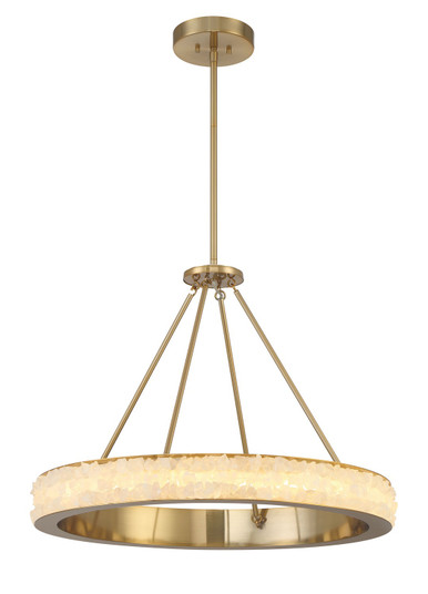 Divinely LED Chandelier in Celeste Brass (7|3887-776-L)