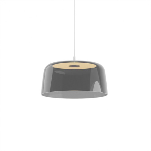 Yurei LED Pendant in Matte White (240|YUP-S1-SW-MWT+SDGY)