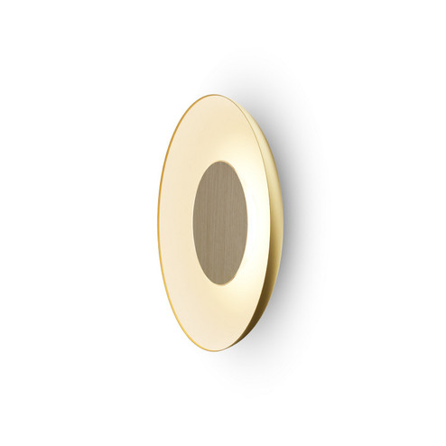 Ramen LED Wall Sconce in Gold W/ Matte White (240|RMW-12-SW-WOK-HW+24BD-GMW)