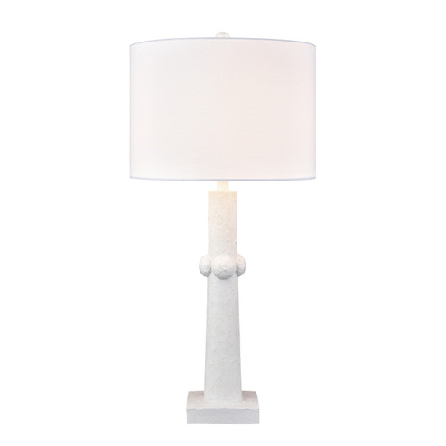 Calvin One Light Table Lamp in Plaster White (45|H0019-11081)