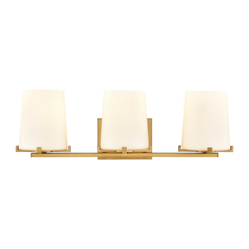 Votisse Three Light Vanity in Lacquered Brass (45|90159/3)