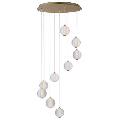 Rhythm LED Pendant in Gold (86|E24646-144GLD)