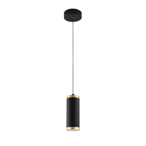 Cuff LED Pendant in Black / Gold (86|E22941-BKGLD)