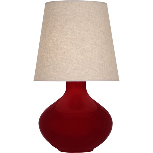June One Light Table Lamp in Sangria Glazed Ceramic (165|SA991)