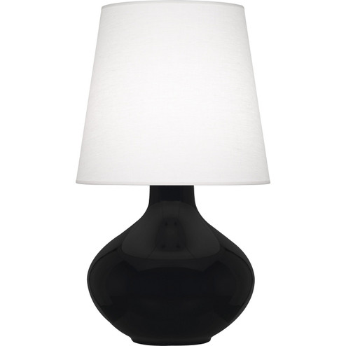 June One Light Table Lamp in Obsidian Glazed Ceramic (165|OS993)