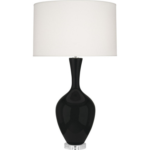 Audrey One Light Table Lamp in Obsidian Glazed Ceramic (165|OS980)