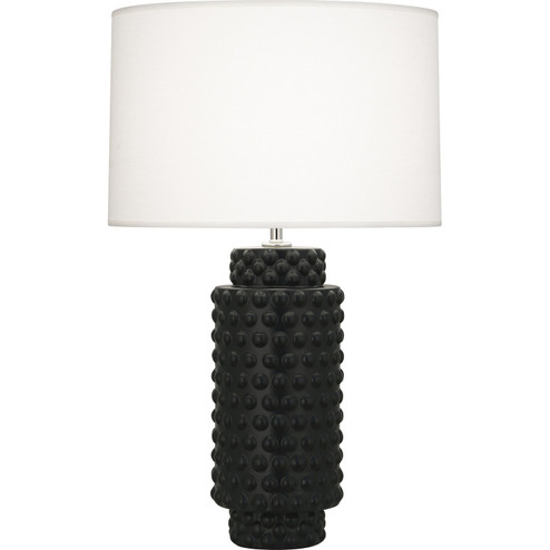 Dolly One Light Table Lamp in Matte Obsidian Glazed Textured Ceramic (165|MOS08)