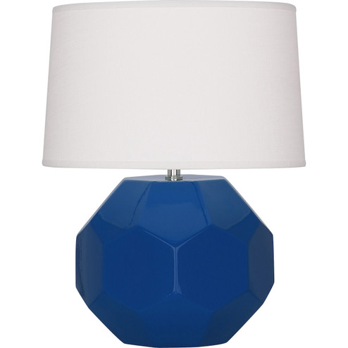 Small Franklin One Light Accent Lamp in Cobalt Glazed Ceramic (165|CT02)
