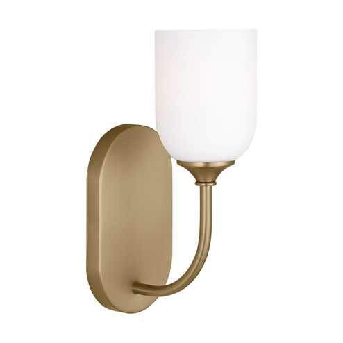 Emile One Light Vanity in Satin Bronze (1|GLV1021SB)