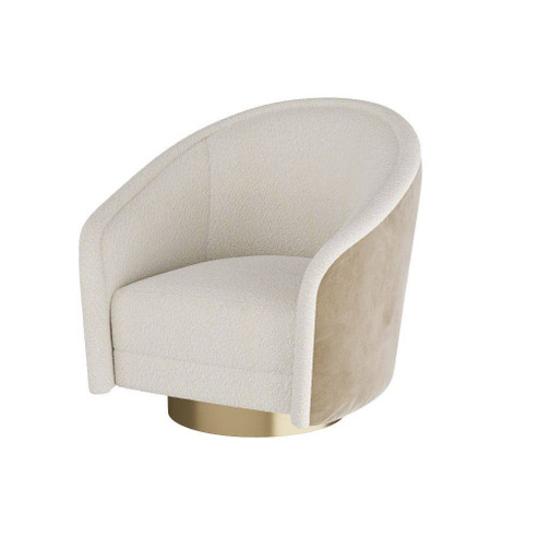 Aljona Chair in Cream Sherpa (314|FRU05)