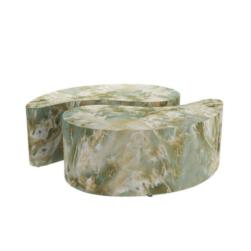 Adelines Coffee Tables, Set of 2 in Jade (314|FCS08) Adelines Coffee Tables, Set of 2 in Jade (314|FCS08)