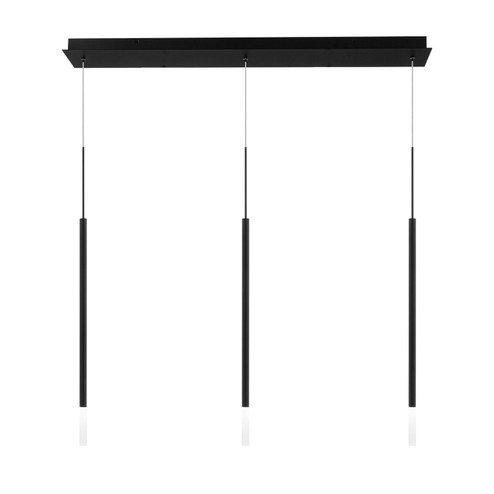 Viggo LED Chandelier in Black (34|PD-69403L1-BK)