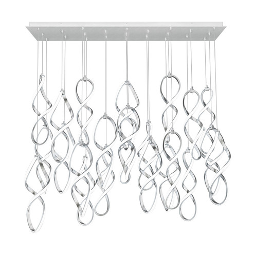 Interlace LED Chandelier in Chrome (34|PD-47823L-CH)