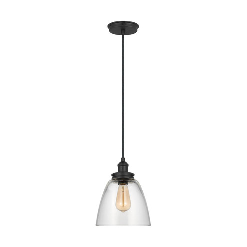 Baskin One Light Pendant in Midnight Black (454|P1349MBK)