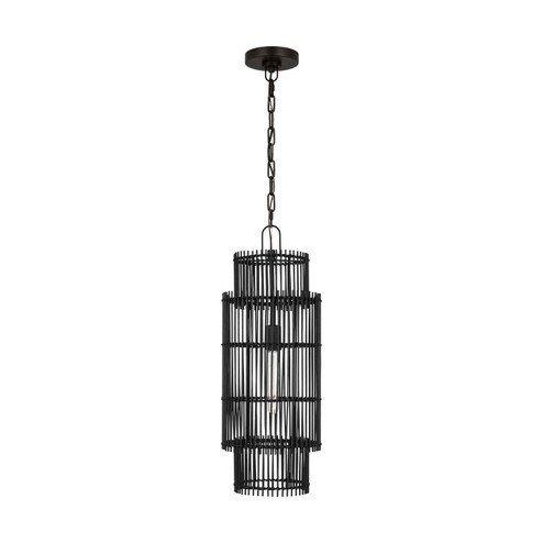 Elio One Light Pendant in Aged Iron (454|EP1411AI)