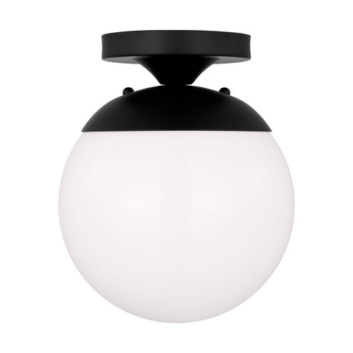 Leo - Hanging Globe One Light Wall / Semi-Flush Mount in Midnight Black (454|7518-112)